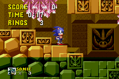 Sonic the Hedgehog GBA Screenshot 1